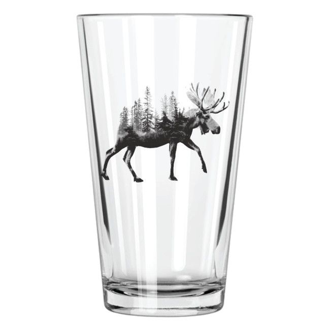 Moose Treeline Pint Glass | Northern Goods