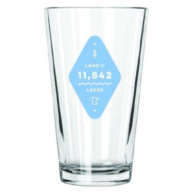 Land of Lakes Pint Glass | Northern Goods