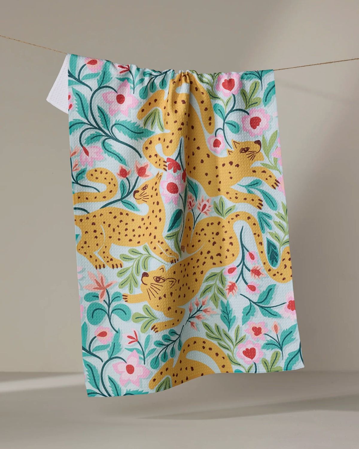 Cheetah Haven Tea Towel | Geometry