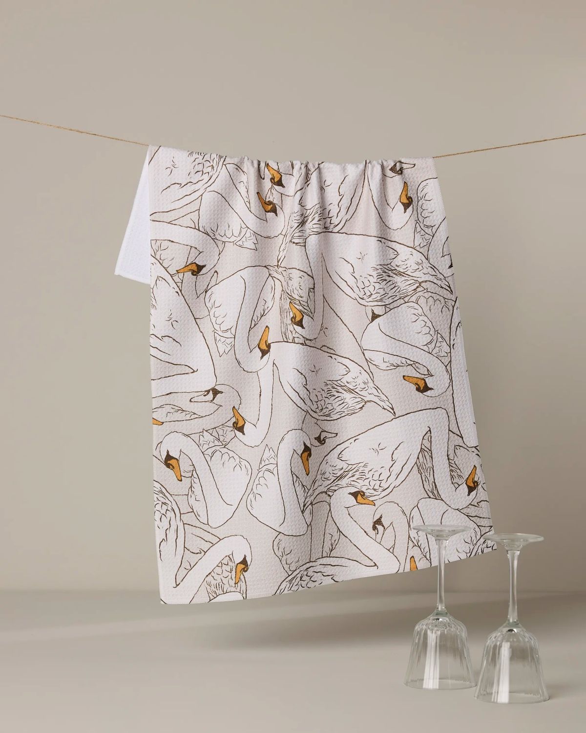 Brewed By Mail Tea Towel | Geometry