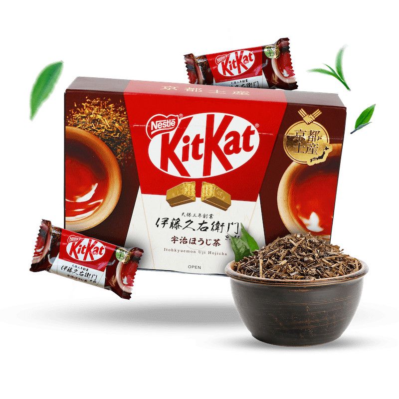 KITKAT Chocolate Wafer Bars Uji Matcha by Itohkyuemon 4.09 oz