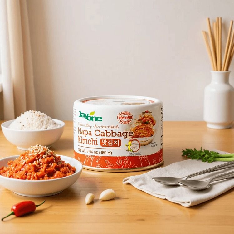 Korean Spicy Kimchi Canned Napa Cabbage Kimchi, 5.64 oz | Yami