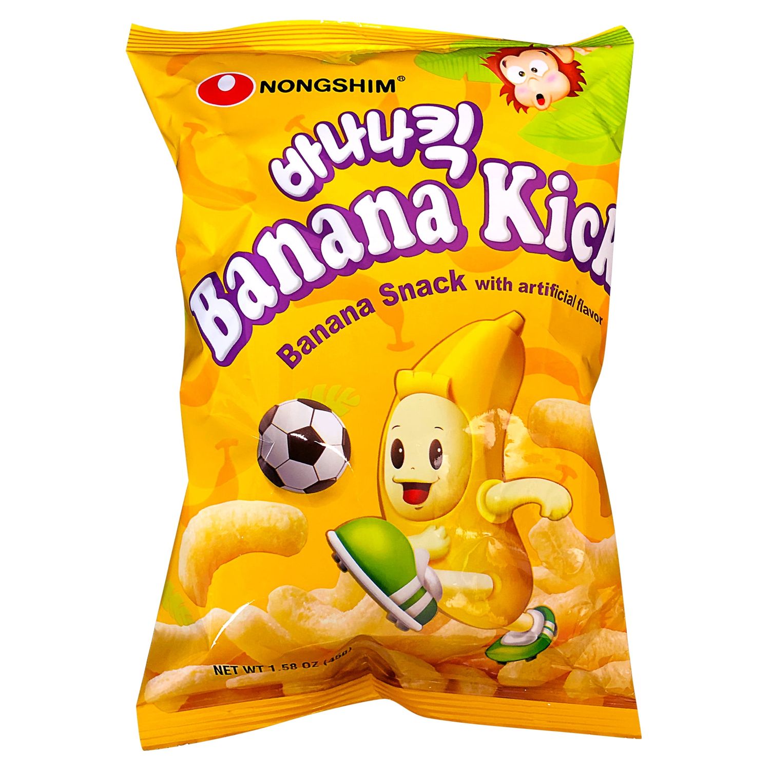 Banana Kick Corn Puffs Snack, 1.58 oz
