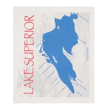 Swedish Dishcloth - Lake Superior