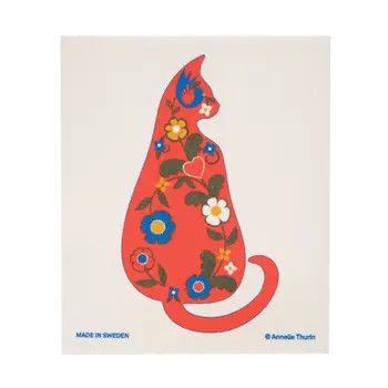 Swedish Dishcloth - AT Dala Cat