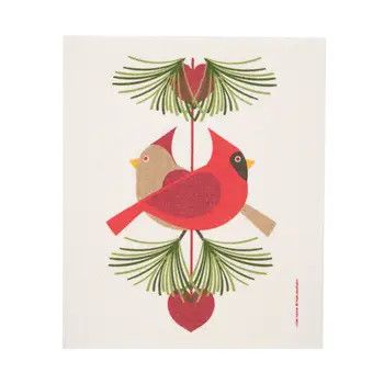 Swedish Dishcloth - Cardinal Pair