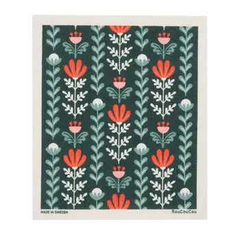 Swedish Dishcloth - EK Holiday Flowers