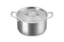 Essential Stainless Steel Deep Round Stockpot Ss Lid 6.25 Qt  | Le Creuset