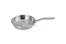 Essential Stainless Steel Shallow Round Fry Pan 8 In  | Le Creuset