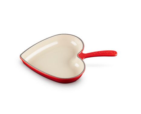 Traditional Heart Skillet 10.25In Cerise | Le Creuset