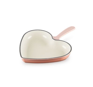 Traditional Heart Skillet 10.25In Peche | Le Creuset