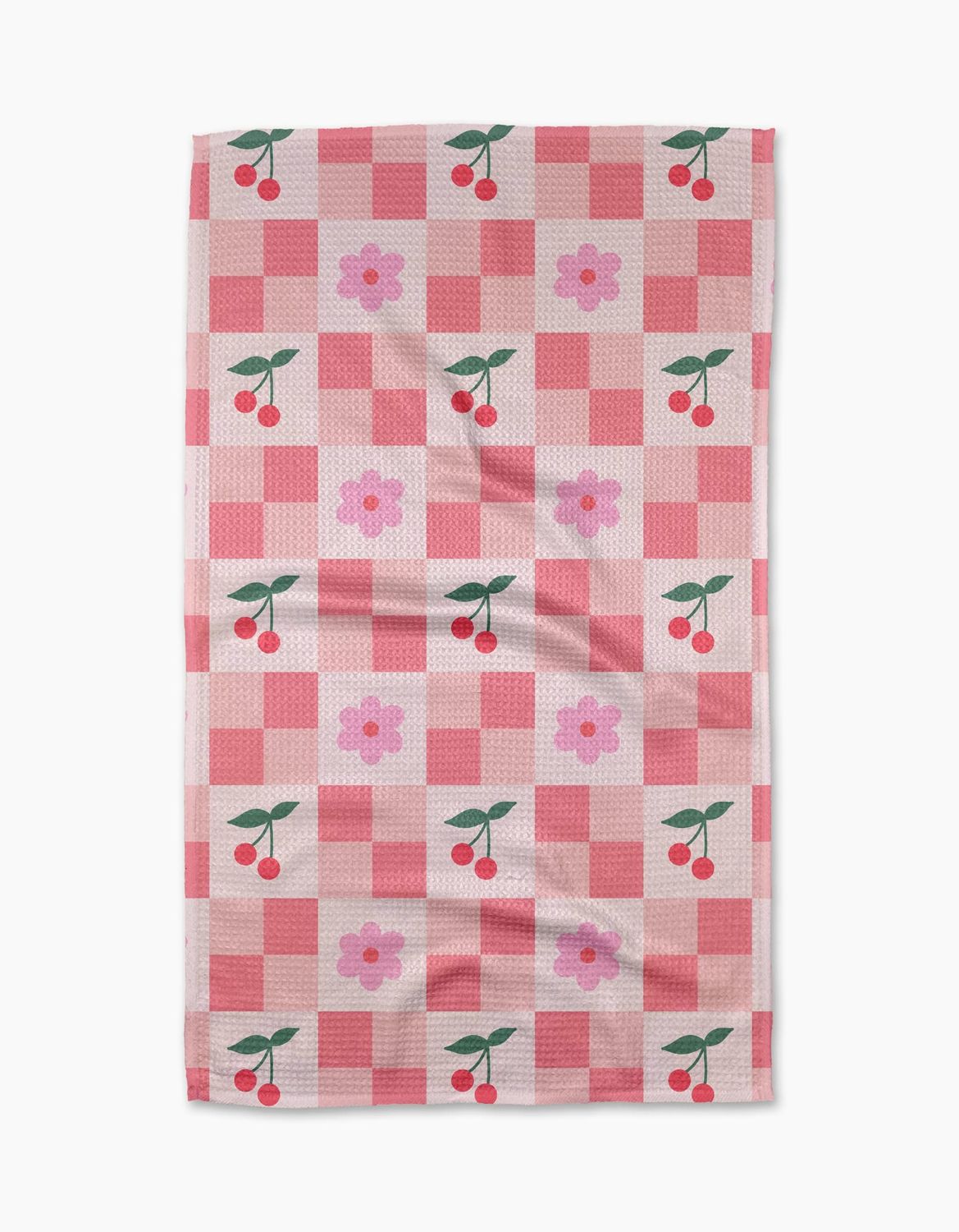 Floral and Cherries Tea Towel | Geometry