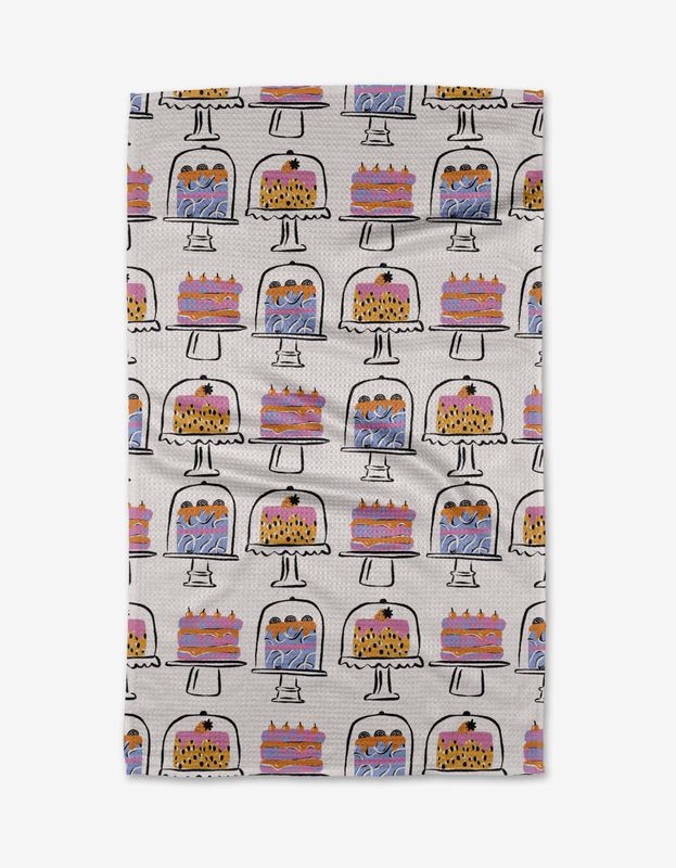 Cakes In The Window Tea Towel | Geometry