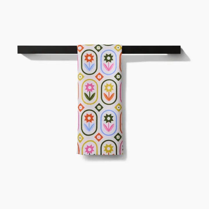 Petal Patchwork Tea Towel | Geometry