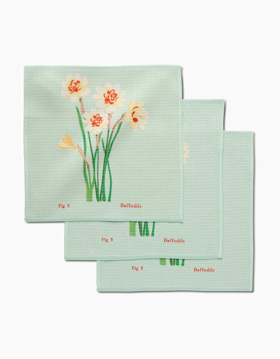 March Daffodils Dishcloth Set | Geometry
