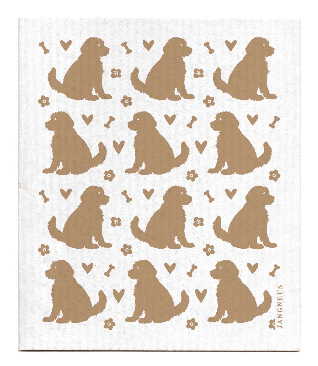 Swedish Dishcloth - Doodle Dog - Sand | Jangneus