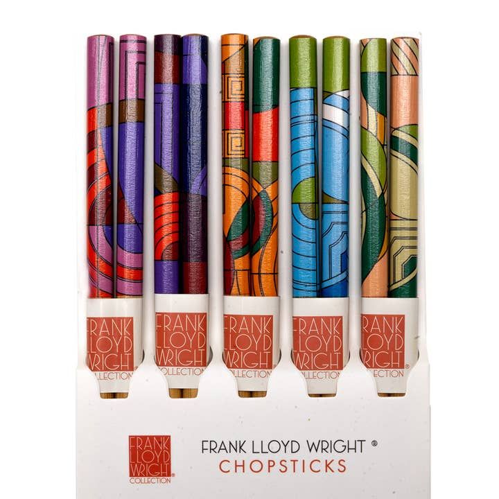 5 Piece Chopsticks Set Frank Lloyd Wright Max Hoffman w/ Gift Box (10/100) | Urban Tokyo