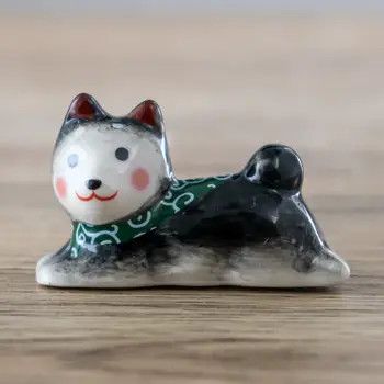 Shiba Inu Porcelain Chopsticks Rest 2"L | Urban Tokyo