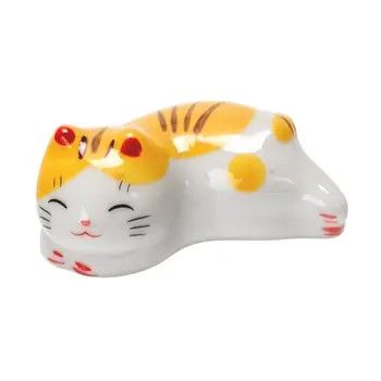 Cat Chopsticks Rest 2"L (12/288) | Urban Tokyo