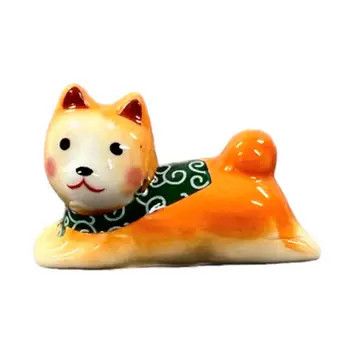Shiba Inu Porcelain Chopsticks Rest 2"L | Urban Tokyo