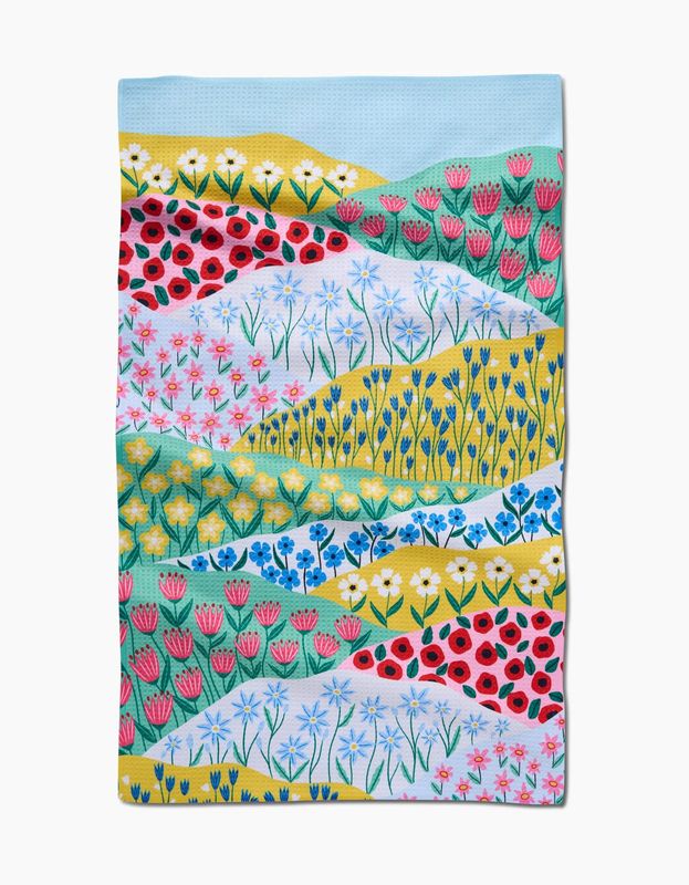 Spring Fields Tea Towel | Geometry