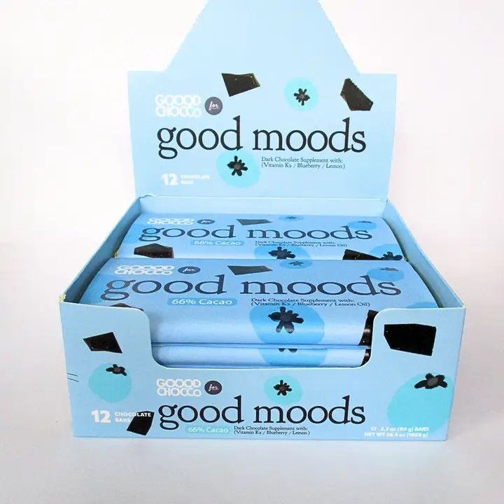 Good Moods Dark Chocolate Bar, Single Bar