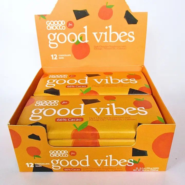 Good Moods Dark Chocolate Bar, Single Bar