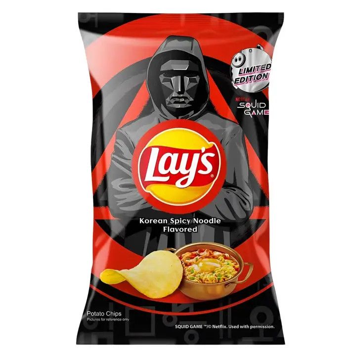 Lays Korean Flaming Hot Shin Ramen Flavor 60g (Taiwan)