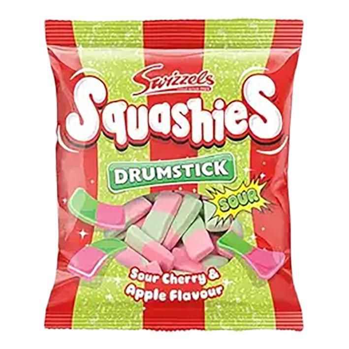 Swizzels Drumstick Squashies Sour Cherry &amp; Apple 140g (UK) | Global Bite Co
