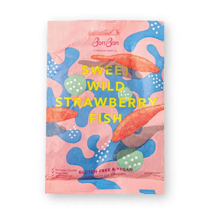 BonBon's Sweet Wild Strawberry Fish 150g