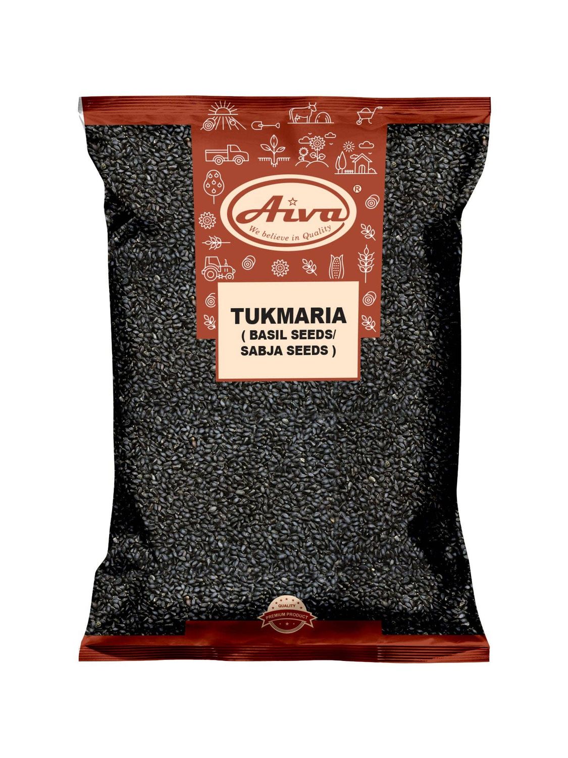 Tukmaria ( Basil Seeds or Sabja Seeds ) | 7 oz