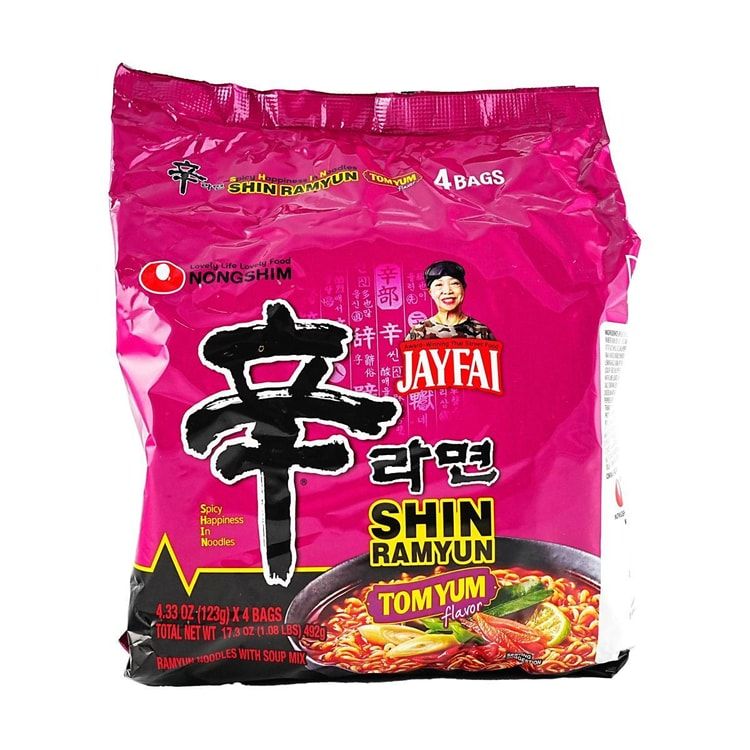 Trying Jay Fai Shin Ramyun - Tom Yum Flavor, 4.33 oz