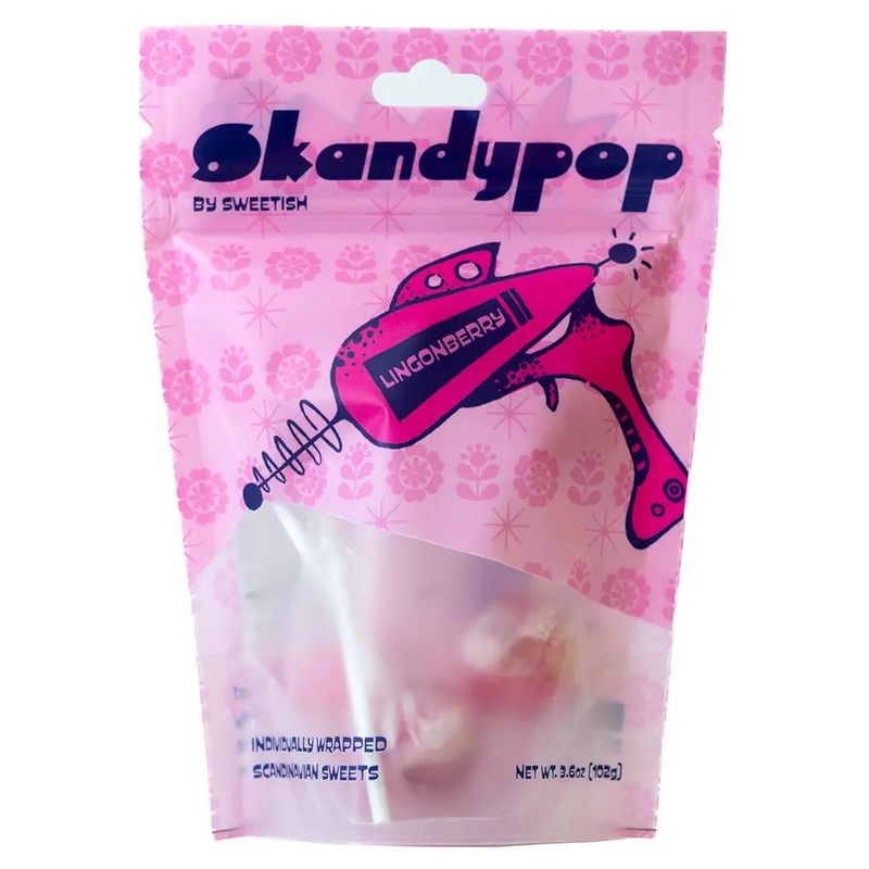 SkandyPop Lingonberry 3.6oz Bag