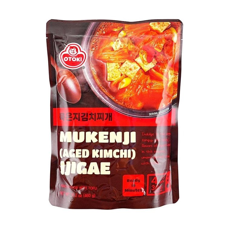 Ottogi/Otoki Mukenji Aged Kimchi Jjigae - Kimchi Stew With Tofu, 16.2 oz