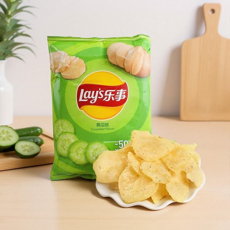 Cucumber Potato Chips, 2.46