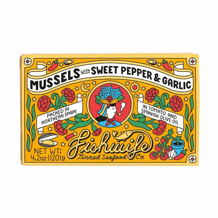 Mussels with Sweet Pepper &amp; Garlic
