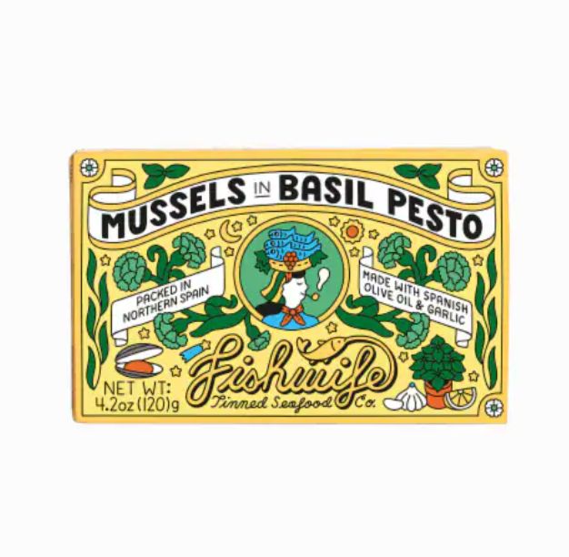 Mussels in Basil Pesto | Fishwife