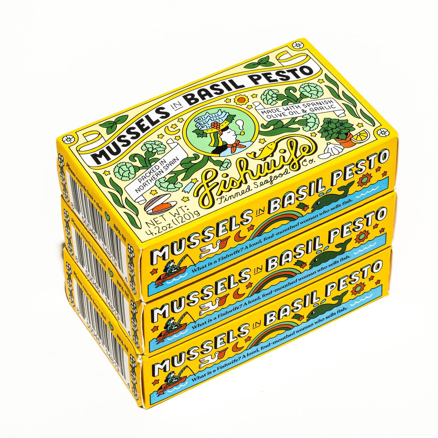 Mussels in Basil Pesto | Fishwife