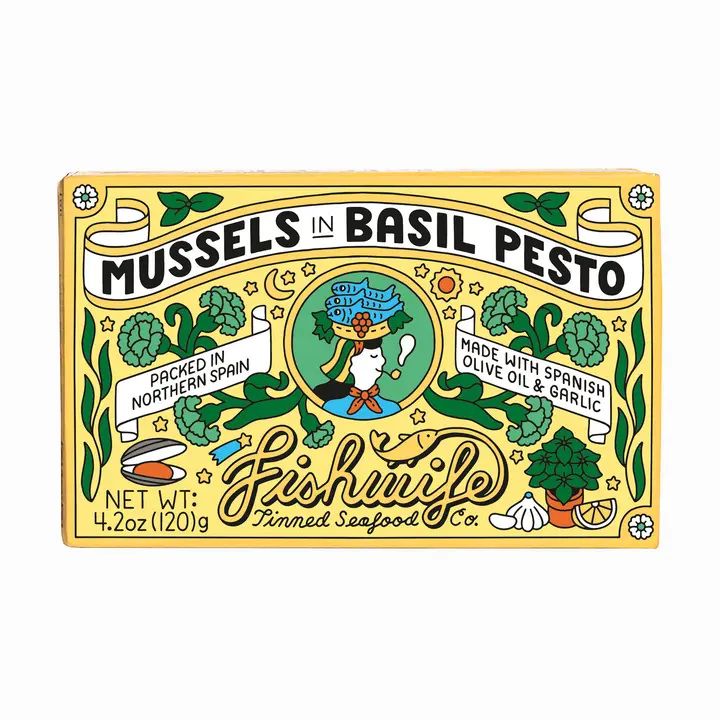 Mussels in Basil Pesto