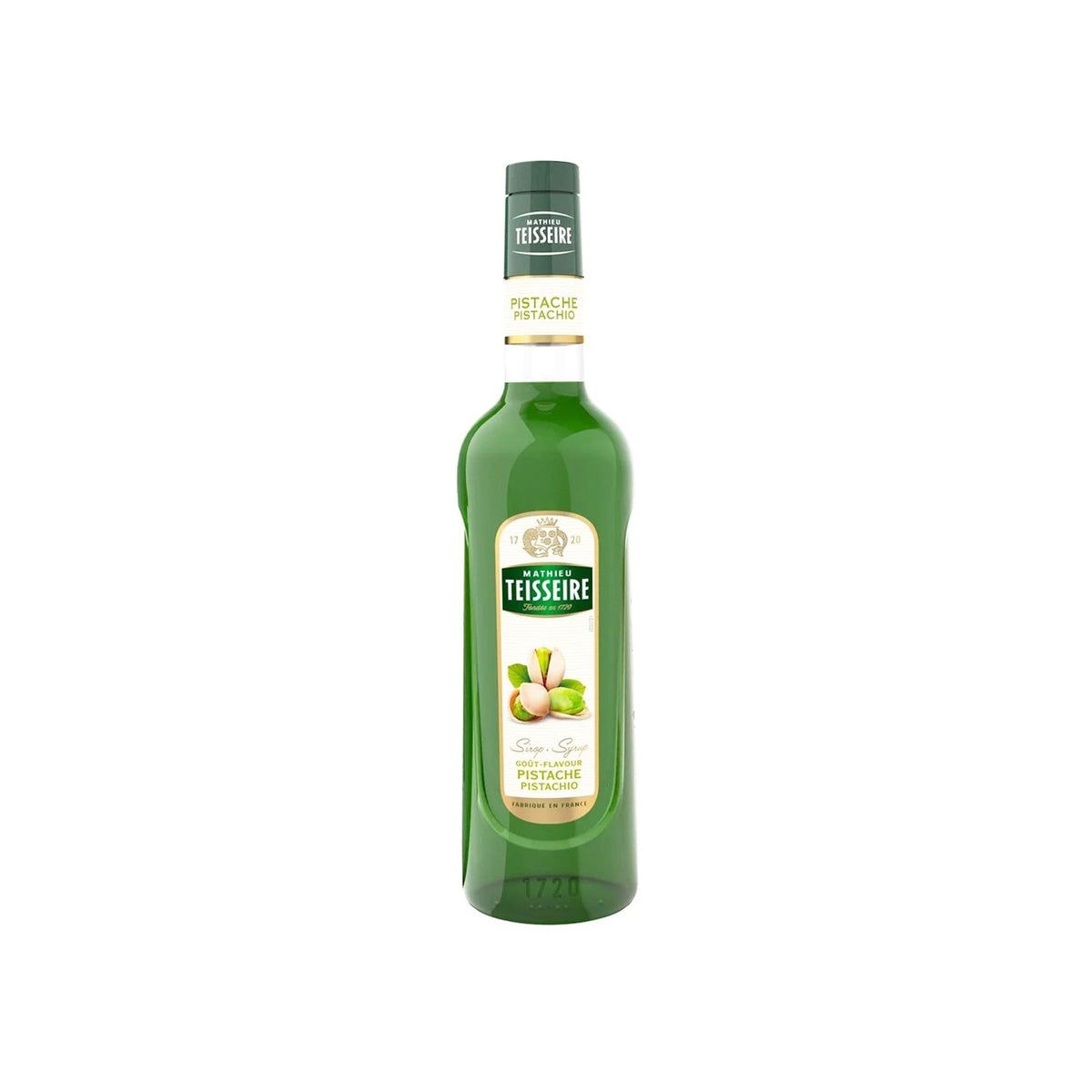 Teisseire Pistachio syrup glass 700 mL