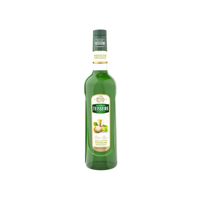 Teisseire Pistachio syrup glass 700 mL