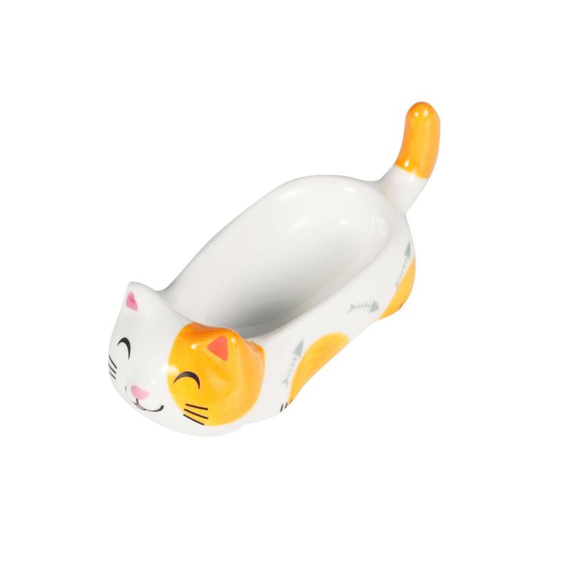 4.7"L Neko Friends Cat Sauce Dish Chopsticks Rest (6/48) | Urban Tokyo