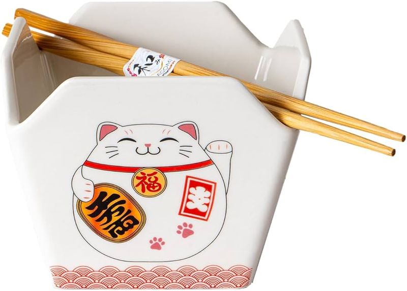 4.7"L Neko Friends Cat Sauce Dish Chopsticks Rest (6/48) | Urban Tokyo