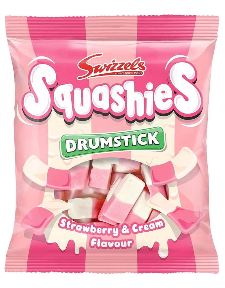 Swizzels Squashies Strawberry &amp; Cream 140g (UK)