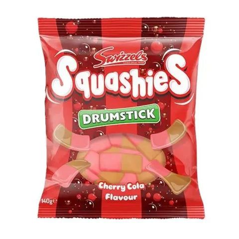 Swizzels Drumstick Squashies Sour Cherry &amp; Cola 140g (UK) | Global Bite Co