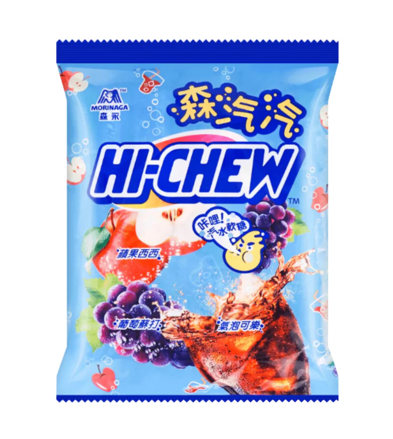 Hi-Chew Soft Candy Cola-Grape-Apple (Taiwan)
