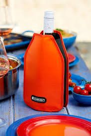 750mL Nylon Wine Cooler Sleeve, Flame  | Le Creuset