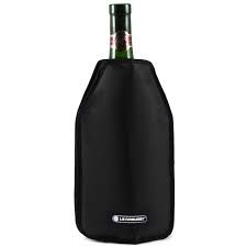 Nylon Wine Cooler Sleeve, Shiny Black | Le Creuset