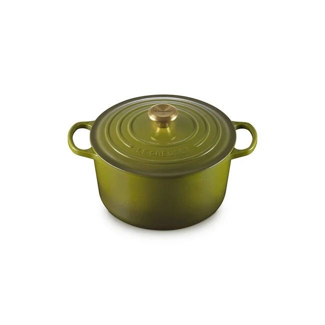 Signature Round Deep Oven, Olive - 6.5 qt. | Le Creuset