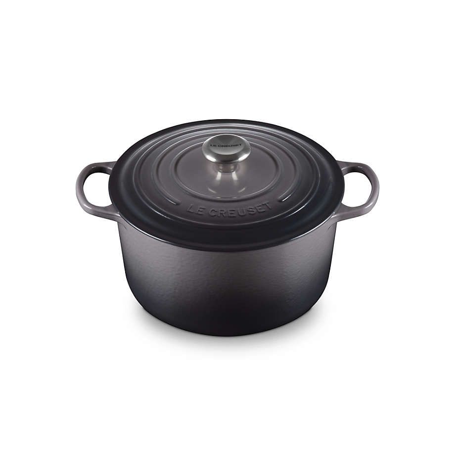 Signature Deep Round Oven, Oyster - 6.5 qt. | Le Creuset